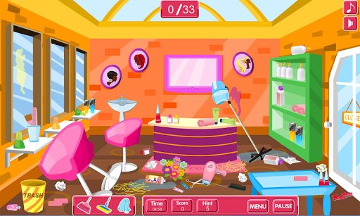 Clean up hair salon for PC screenshot 2