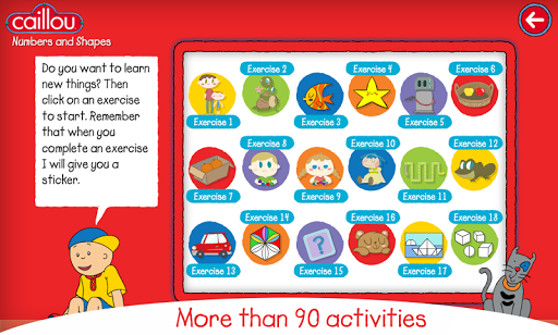Caillou learning for kids for PC screenshot 1