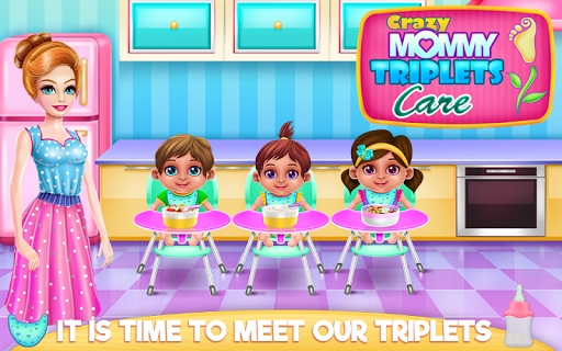 Crazy Mommy Triplets Care for PC screenshot 1