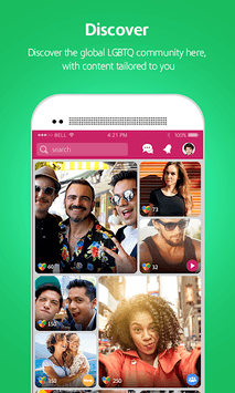 Moovz: Social Network for Gay, Lesbian, Bi & Trans for PC screenshot 1