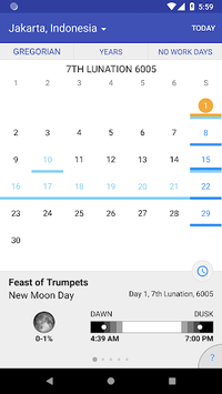 WLC Biblical Calendar for PC screenshot 2