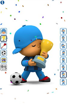 Talking Pocoyo Football Free for PC screenshot 1