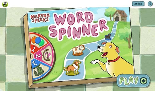 Martha Speaks Word Spinner for PC screenshot 1