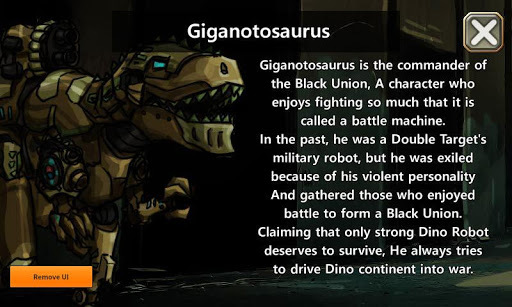 Dino Robot - Giganotosaurus for PC screenshot 1
