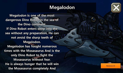 Dino Robot - Megalodon : Dinosaur game for PC screenshot 1