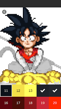 Anime Color By Number: Pixel Art Anime for PC screenshot 2