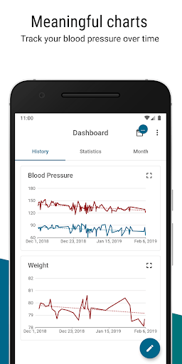 AVAX Blood Pressure Diary (ad-free) for PC screenshot 1