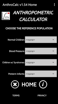 Anthropometric Calculator for PC screenshot 1