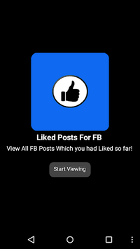 Liked Posts For FB for PC screenshot 1