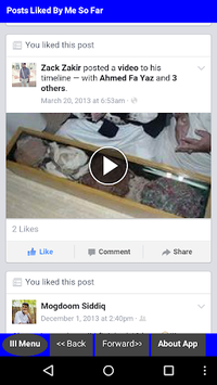 Liked Posts For FB for PC screenshot 3