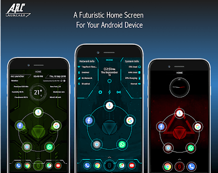 ARC Launcher 3D 2018 Themes, DIY , HD Wallpapers for PC screenshot 1
