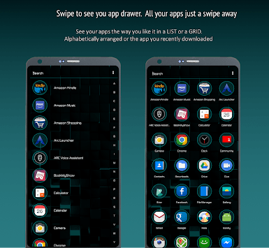 ARC Launcher 3D 2018 Themes, DIY , HD Wallpapers for PC screenshot 2