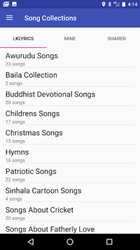 LK Lyrics - (8000 Sinhala Lyrics) for PC screenshot 3