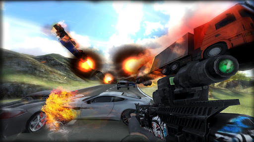 Traffic Ops 3D Shooter - Sniper car destruction for PC screenshot 1