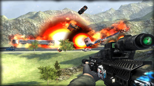 Traffic Ops 3D Shooter - Sniper car destruction for PC screenshot 3