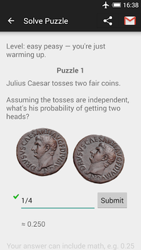 Probability Math Puzzles for PC screenshot 1