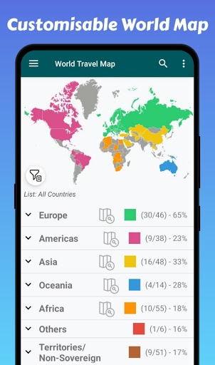 Travel Mapper: Travel Tracker, Map Where I've Been for PC screenshot 1