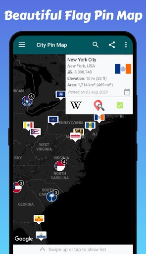 Travel Mapper: Travel Tracker, Map Where I've Been for PC screenshot 2