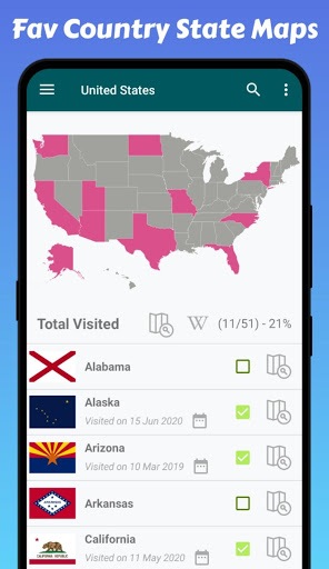Travel Mapper: Travel Tracker, Map Where I've Been for PC screenshot 3