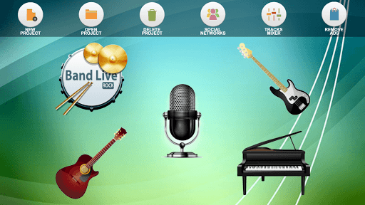 Band Live Rock (drum, bass, guitar, piano, mic) for PC screenshot 1