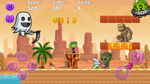 Beast boy Super Jungle Adventure Run 3D Titans Go for PC screenshot 3