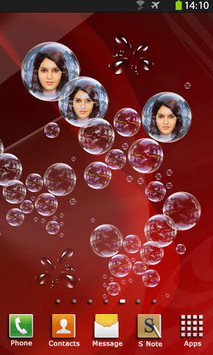 Photo Bubbles Live Wallpaper for PC screenshot 1