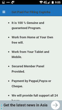 Captcha Typing Jobs High Payout for PC screenshot 2
