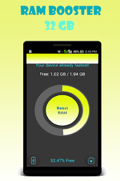 32 GB Ram Booster - One Tap Speed Booster free for PC screenshot 1