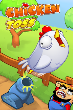 Chicken Toss - Crazy Chicken Launching Game for PC screenshot 1
