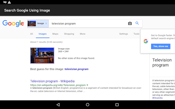 Search Google Using Image for PC screenshot 2