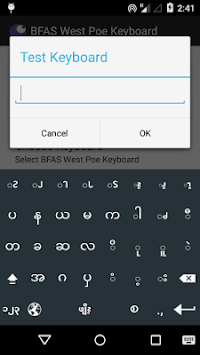 BFAS West Poe Karen Keyboard for PC screenshot 2