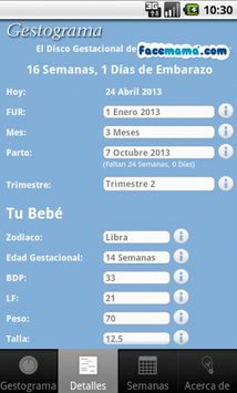 Old Pregnancy Gestogram for PC screenshot 2