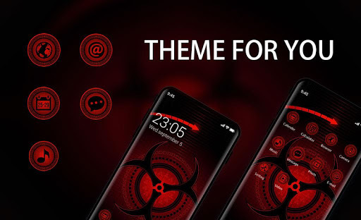 Sharingan Theme: Cool launcher Dark Red Wallpaper for PC screenshot 2
