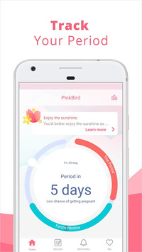 PinkBird: Period tracker & Ovulation calendar for PC screenshot 2