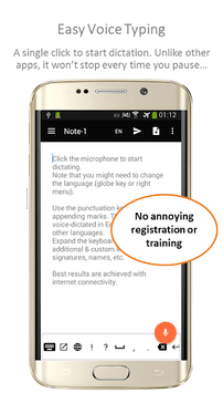 Speechnotes - Speech To Text for PC screenshot 1