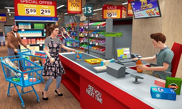 Super Market Atm Machine Simulator: Shopping Mall for PC screenshot 1