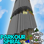 Parkour Spiral Map for MCPE APK