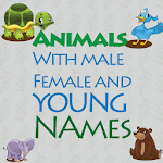 Animals with Male, Female and Young Names APK