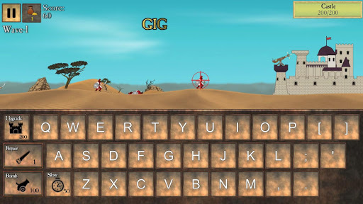 Type Defense - Typing and Writing Game for PC screenshot 1