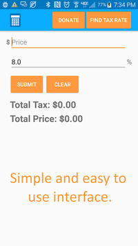 Sales Tax Calculator for PC screenshot 1