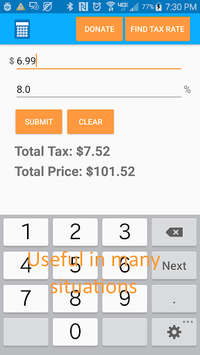 Sales Tax Calculator for PC screenshot 3