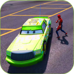 Superhero Ultimate Cars Highway lightning Racing APK