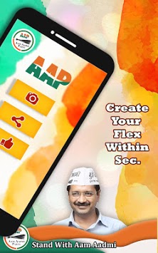 Aam Aadmi Party (AAP) Banner: Flex Maker & Frame for PC screenshot 3