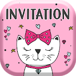 Kitty Invitation Card Maker Free for PC
