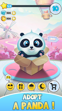 Pu - Cute giant panda bear, baby pet care game for PC screenshot 1