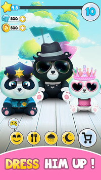Pu - Cute giant panda bear, baby pet care game for PC screenshot 3
