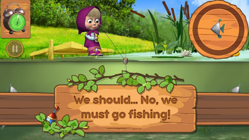 Masha and the Bear: Kids Fishing for PC screenshot 2