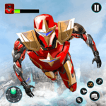 Flying Robot Hero - Crime City Rescue Robot Games APK
