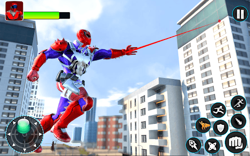 Flying Robot Hero - Crime City Rescue Robot Games for PC screenshot 1