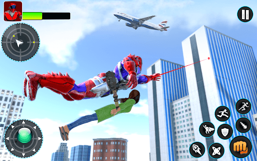 Flying Robot Hero - Crime City Rescue Robot Games for PC screenshot 3